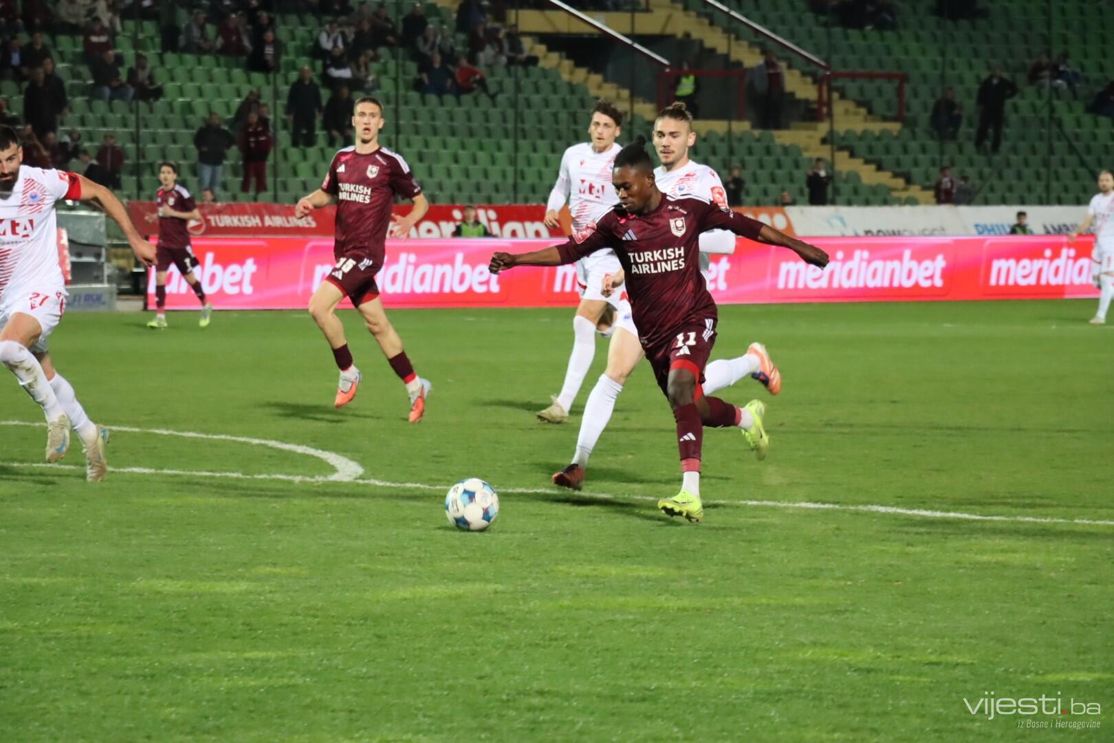 UŽIVO / Sarajevo - Zrinjski 2:1: Bordo tim propustio ovjeriti meč