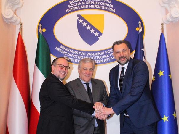 VIDEO: Tajani, Schallenberg i Konaković o EU putu BiH