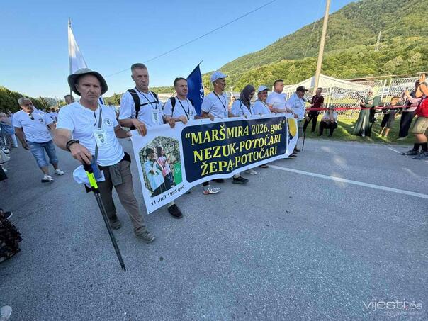 UŽIVO: Učesnici Marša mira nakon trodnevnog pohoda stižu u Potočare