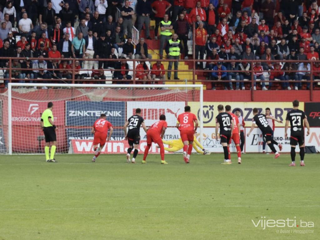 UŽIVO: Velež - Zrinjski 0:1 (0:2), Karić odbranio penal Bilbiji!