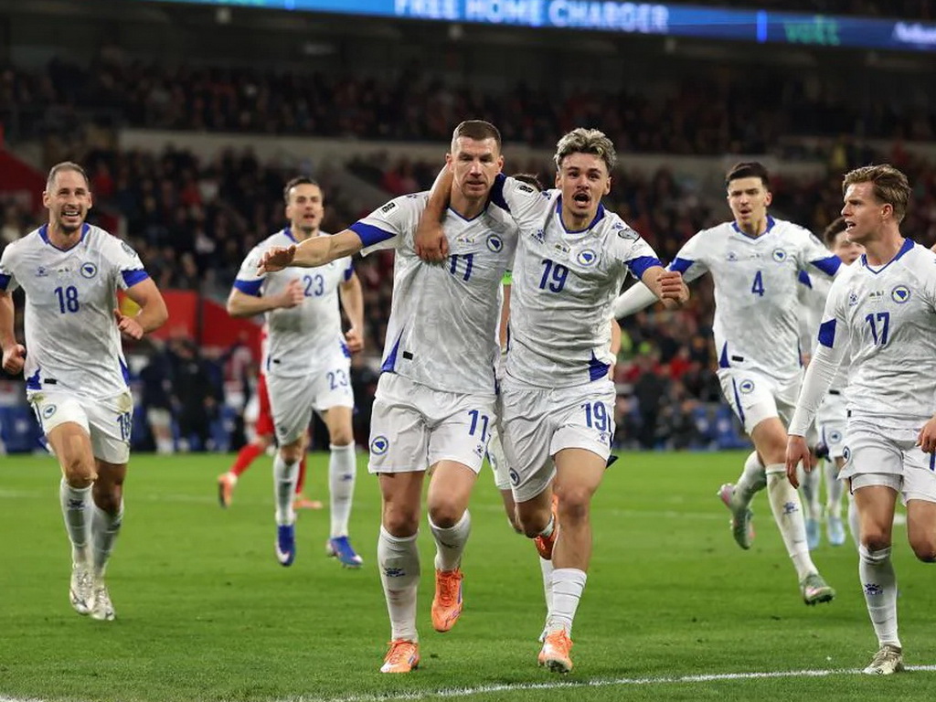 Uživo / Vels - BiH 1:1: Džeko pogodio, Demirović propustio novu priliku!