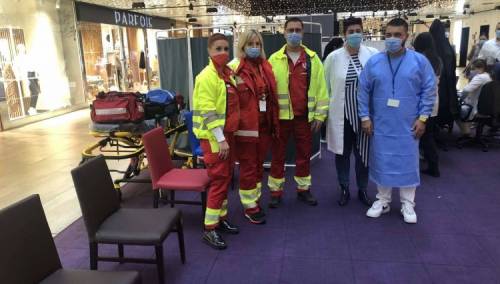 Počela vakcinacija građana u tržnom centru SCC