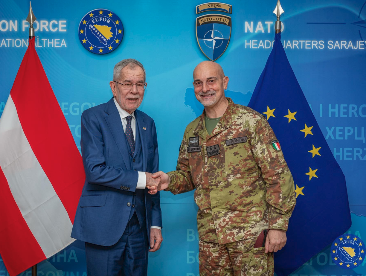 Van der Bellen u Butmiru: EUFOR ostaje ključni garant sigurnosti u BiH