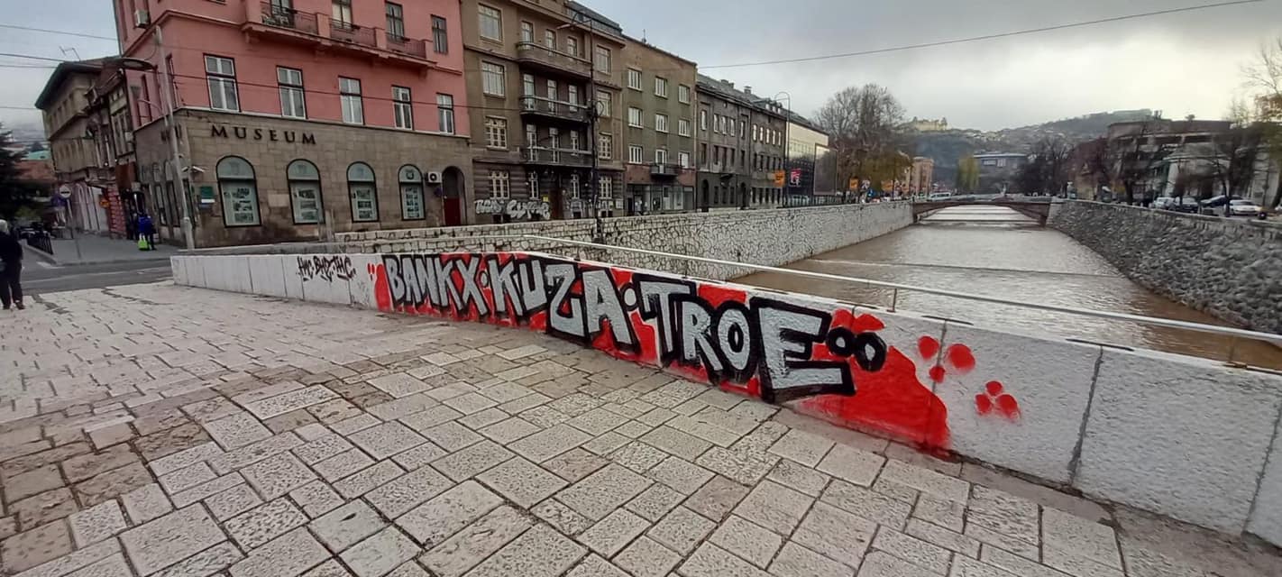 Uhapšeni vandali koji su oskrnavili Latinsku ćupriju