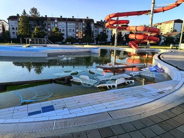 Vandalizam u Vodenom parku "Aquana" u Banjoj Luci