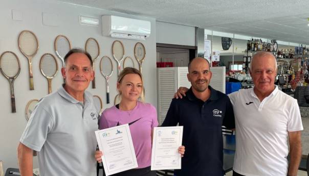 Vanja Stuhli jedini ženski teniski trener u BiH sa položenim najvišim ITF kursom za trenere