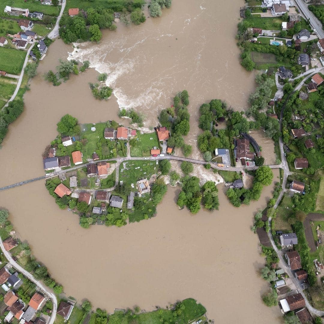 Vanredno hidrološko stanje na području slivova Une i Sane