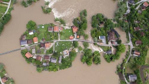 Vanredno hidrološko stanje na području slivova Une i Sane