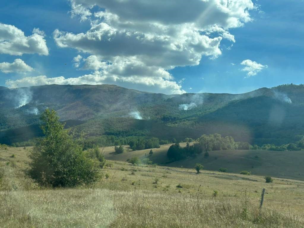 Vatra ponovno prijeti Bosanskom Grahovu: Žarišta bukte u šumi