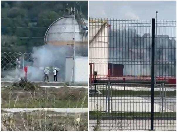 Vatra u blizini rezervoara u Blažuju: Kontrolisano ili rizik?