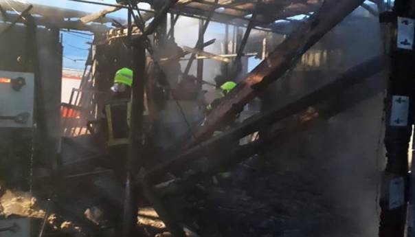 Vatrogasac povrijeđen prilikom gašenja požara u Banjaluci