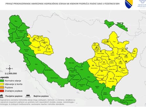 Važno upozorenje: Od sutra moguće poplave zbog jakih padavina