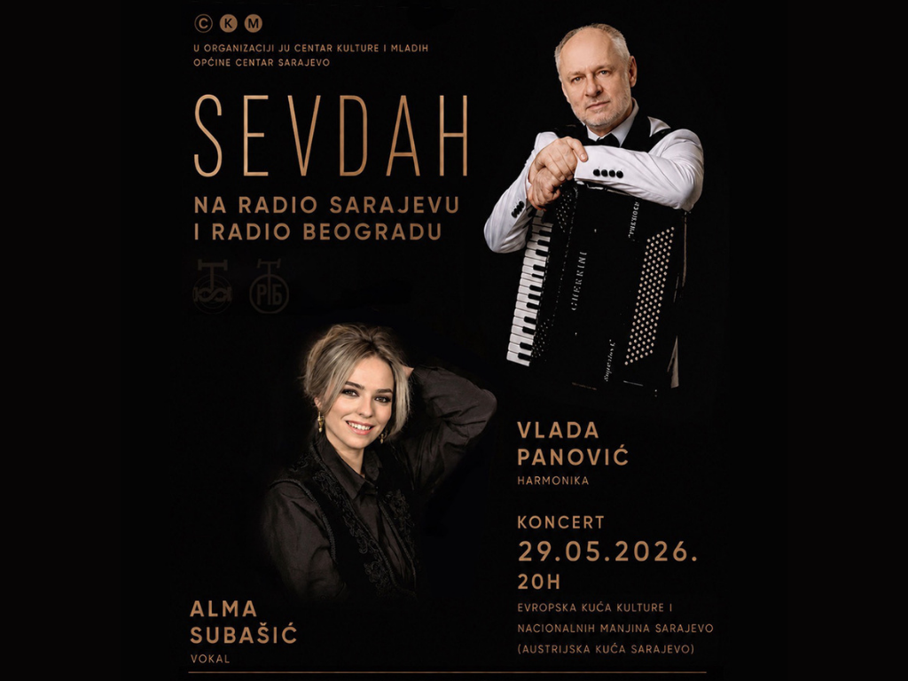 Večer sevdaha, radijskog naslijeđa i bezvremenskih pjesama uz Almu Subašić i Vladu Panovića