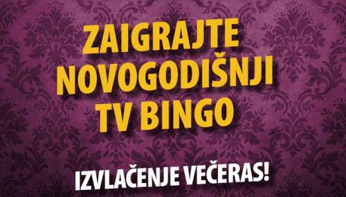 Večeras izvlačenje dobitaka Novogodišnjeg vanrednog kola TV Binga
