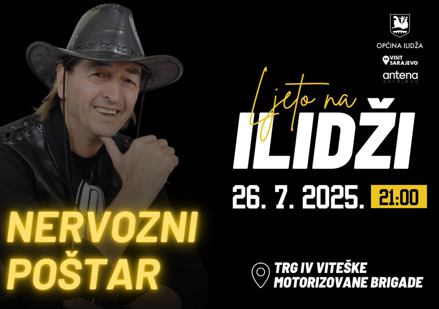 Večeras koncert grupe Nervozni poštar na Ilidži