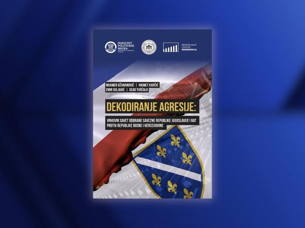 Večeras promocija knjige 'Dekodiranje agresije: Vrhovni savet odbrane SRJ i rat protiv RBiH'