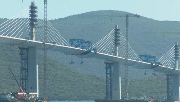 Večeras spajanje Pelješkog mosta uz veliku svečanost