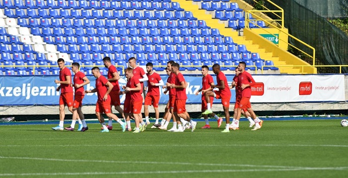 Velež odradio posljednji trening uoči utakmice protiv AEK-a