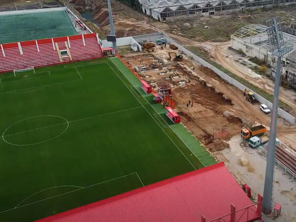 Velež se ima čime pohvaliti: Pogledajte kako napreduju radovi na novoj tribini