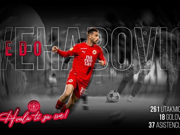 Velež se oprostio od Vehabovića: Igrač koji je obilježio jednu eru