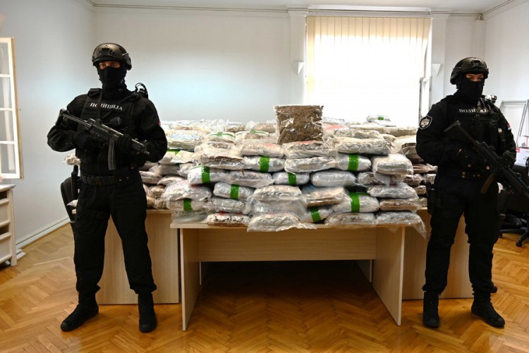 Velika akcija u Srbiji: Devet uhapšenih, zaplijenjeno 628 kg droge
