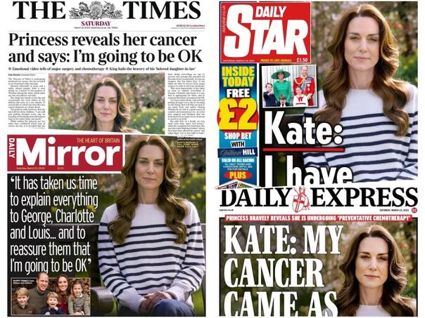 Velika Britanija šokirana objavom princeze Kate da boluje od raka