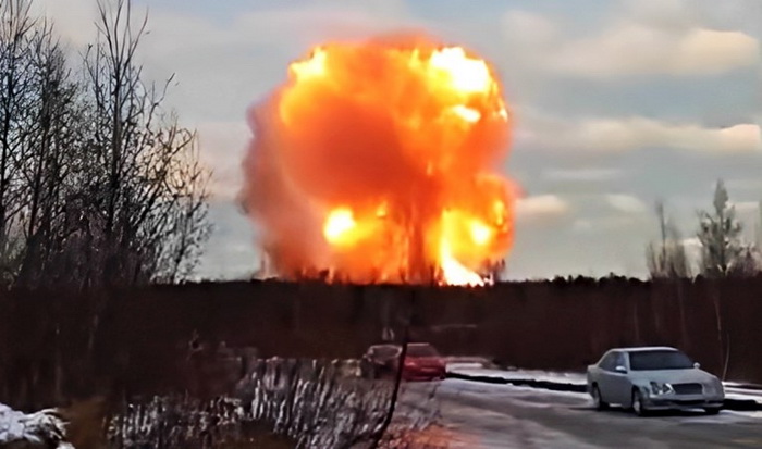 Velika eksplozija na plinovodu u Sankt Peterburgu