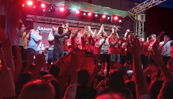 Velika proslava u Konjicu povodom ulaska Igmana u Premijer ligu BiH