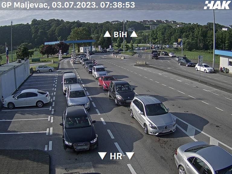 Velike gužve na GP Velika Kladuša i Bosanska Gradiška