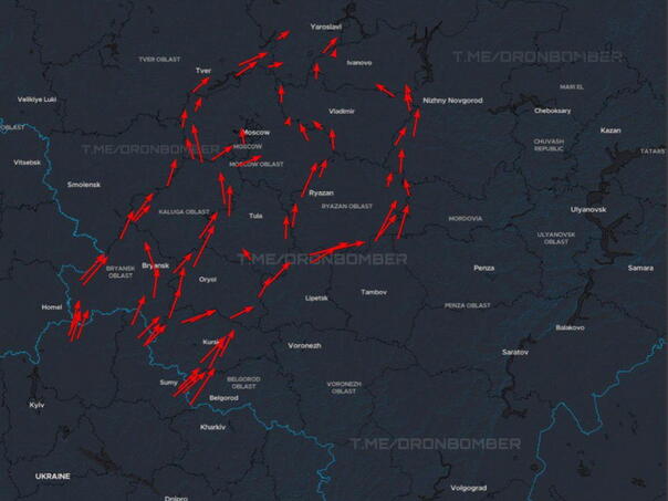 Veliki napad dronovima na Moskvu: Odjekuju eksplozije!