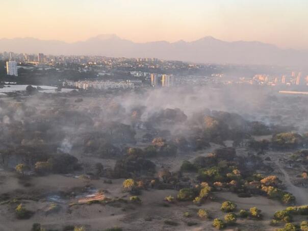 Veliki požar kod Antalije, vatrogasci gase sa kopna i vazduha
