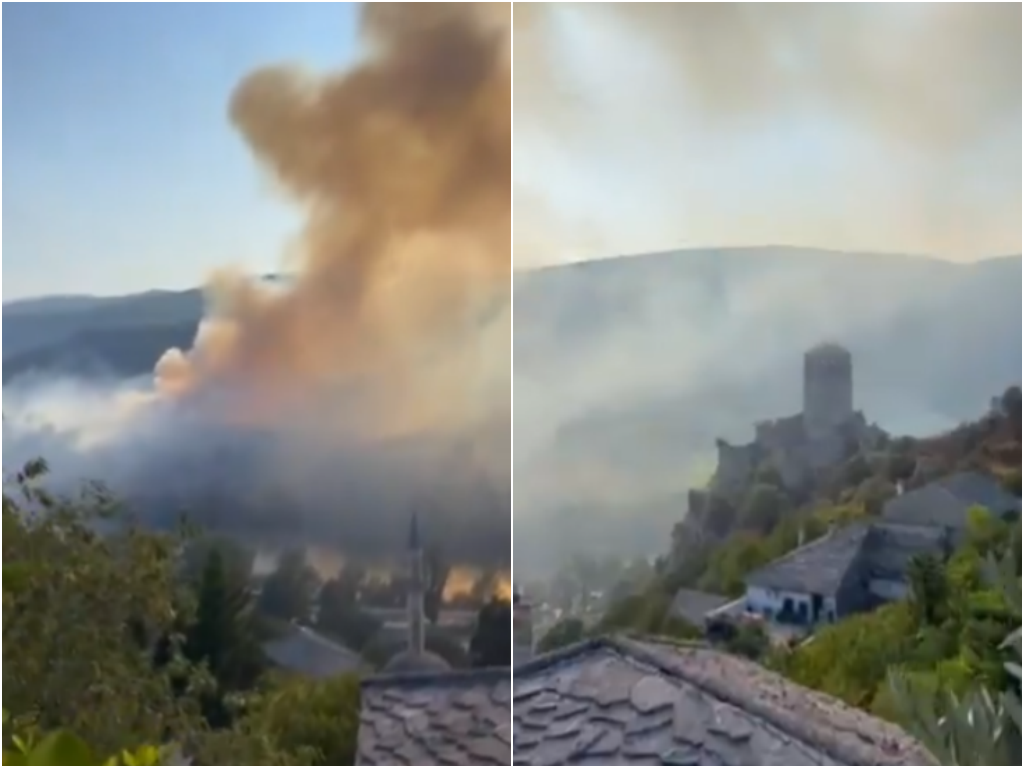 Veliki požar kod Počitelja, ugrožen Stari grad