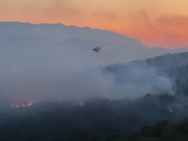 Veliki požar u Hercegovini, vatra prijetila kućama