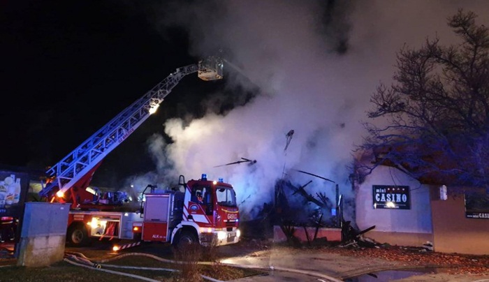 Veliki požar u Termama Čatež