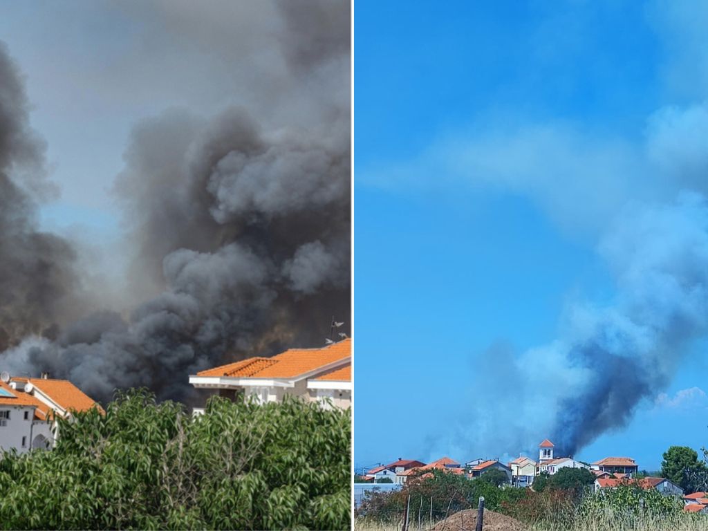 Veliki požar zahvatio područje kod Zadra