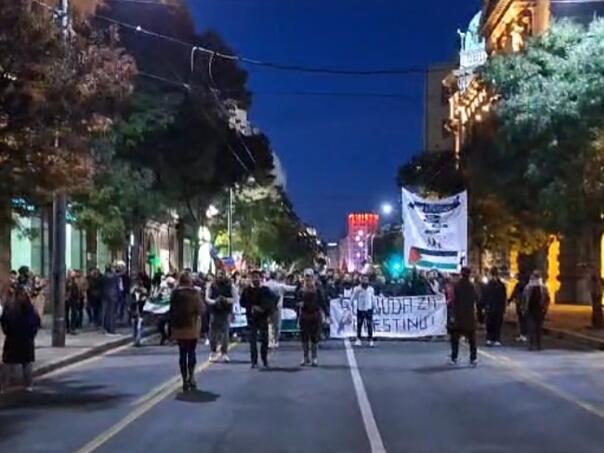 Veliki skup podrške Palestini ponovo održan u Beogradu