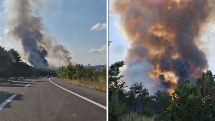 Veliki šumski požar u Sjevernoj Makedoniji