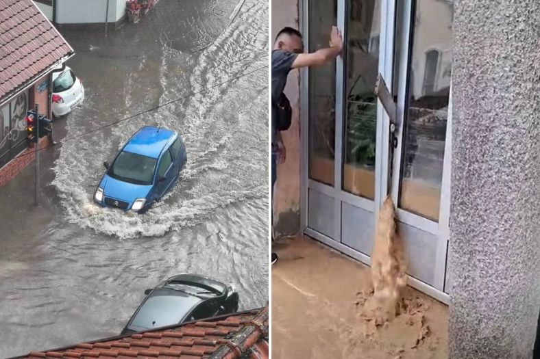 Veliko nevrijeme pogodilo Zvornik: Pokrenula se klizišta, građani traže pomoć
