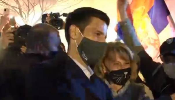 Veliko slavlje i spektakularan vatromet Đokovića u Beogradu