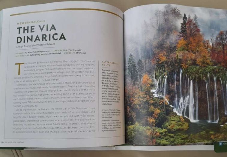 Via Dinarica uvrštena u knjigu National Geographic '100 Hikes of a Lifetime'