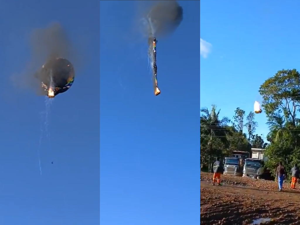 VIDEO: Balon se zapalio u letu, osmoro poginulih u 'brazilskoj Kapadokiji'