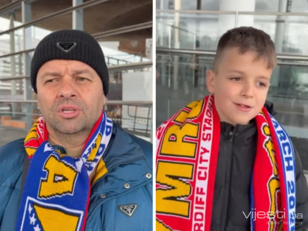 Video: Bh. navijači u Cardiffu uvjereni u pobjedu