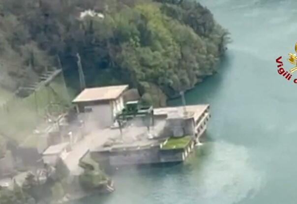 VIDEO: Eksplozija u hidroelektrani u Italiji, šestero radnika nestalo
