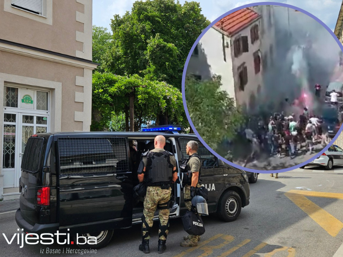 Video&Foto / Nemile scene u Mostaru: Tuča navijača Veleža i Želje