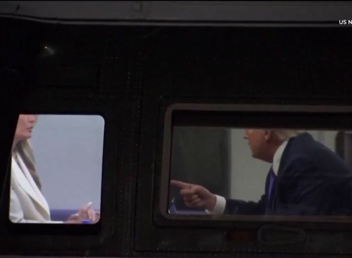 Video: Kamere zabilježile svađu Trumpa i Melanije u avionu