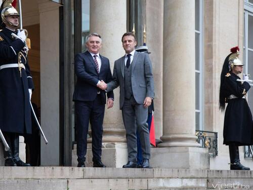 Video: Komšić stigao na sastanak s Macronom