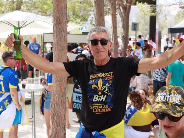 Video: Limassol gori, navijači BIH podigli atmosferu