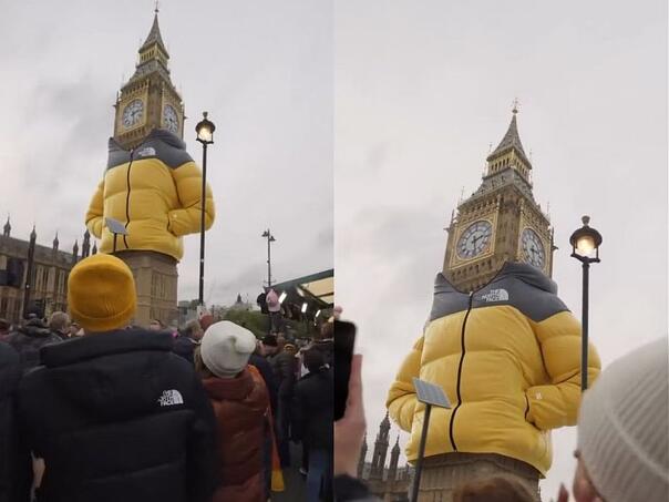 Video londonskog Big Bena u jakni napravio pometnju, je li stvaran?