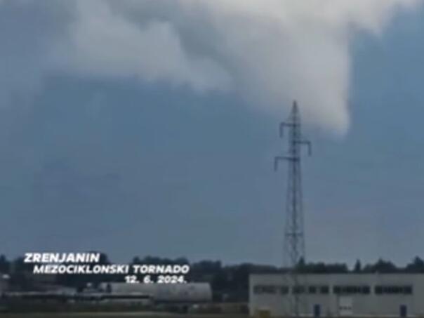 Video: Na nebu iznad Srbije snimljen zastrašujući tornado