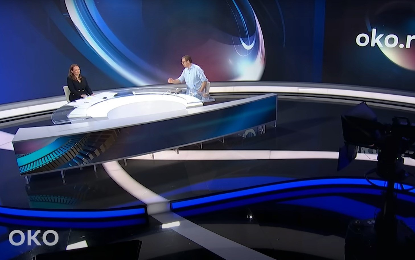 VIDEO / Nervozni Vučić se cijelu emisiju svađao s voditeljicom, onda i sa špicom
